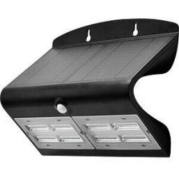 V-TAC VT-8279 - LED solar light, wall light, 8W, 4000K, black, IP65