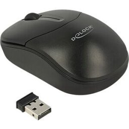 DELOCK 12494 - Wireless mouse black