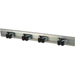 BERGER+SCHRÖTER BS 50294 - Device holding strip with 4 holders, spring system