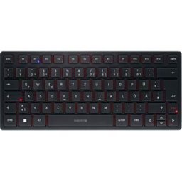 CHERRY JK-9250DE-2 - Wireless keyboard, Bluetooth, black, German layout