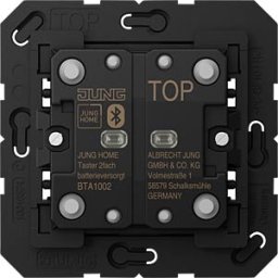 JUNG JG BTA1002 - Bluetooth pushbutton panel, dual, battery-operated
