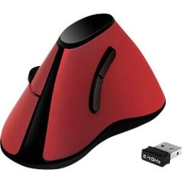 LOGILINK ID0159 - Wireless mouse, optical, vertical, red