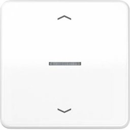 JUNG JG BTCD17101PWW - Bluetooth pushbutton, single, alpine white, arrow symbols