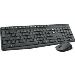 LOGITECH MK235US - Keyboard/mouse combo, USB, US layout