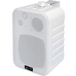 DYNAVOX 202996 - Mini-Box 3 Wege speaker with bracket, white, pair
