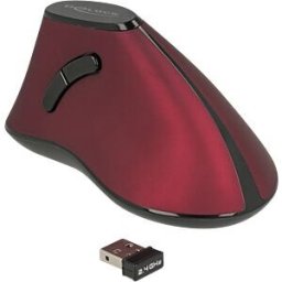 DELOCK 12528 - Ergonomic vertical mouse, optical, wireless