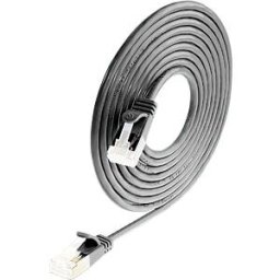 SLIM SL6A 5 SW - Cat.6a SLIM light cable, U/FTP, 5,0 m, black