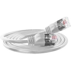 SLIM SL6 1 WS - Cat.6 SLIM light cable, U/FTP, 1,0 m, white