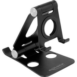 DELOCK 18430 - Smartphone, smartwatch, holder, adjustable, black