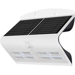 V-TAC VT-8278 - LED solar wall light, 7 W, 4000 K, black / white, IP65