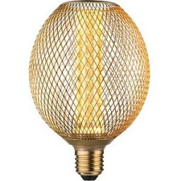PAULMANN PLM 29089 - LED bulb Metallic Globe Spiral E27, 4.2 W, 200 lm, 1800 K