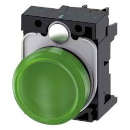 SIEMENS ACT 2AA40-1AA0 - Indicator light, 24 V AC/DC, green