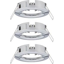 PAULMANN PLM 92482 - Installation frame for recessed spotlights, max. 3x10 W, round,