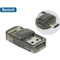 DELOCK 61002 - Bluetooth 4.0 Adapter, USB Type-C / Type-A