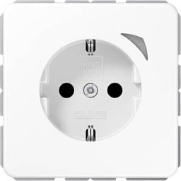 JUNG JG BTCD1521SWW - Switchable Bluetooth socket, alpine white