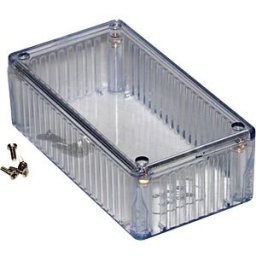 HAMMOND MANUFACTURING 1591CTCL - Plastic housing, series 1591, 65 x 120 x 36 mm, clear