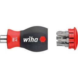WIHA 33738 - Screwdriver with bit magazine, magnetic