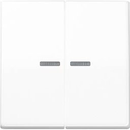 JUNG JG BTAS17102WW - Bluetooth pushbutton, dual, alpine white