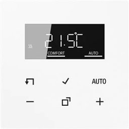 JUNG JG BTLS1791WW - Bluetooth room thermostat, alpine white