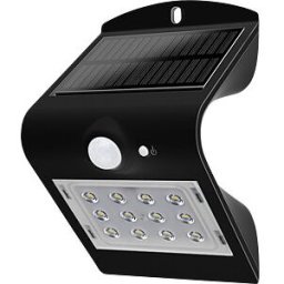 V-TAC VT-8277 - LED solar wall light, 1,5 W, 4000 K, black, IP65