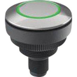 RAFI 1.11.011.05 - Pushbutton, RAMO 30 T, 1 NO, M12, color: Green