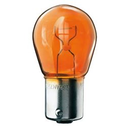 OSRAM AUTOMOTIVE LAMPE PY21W - Indicator light, orange, BAU15s socket, 2 pieces