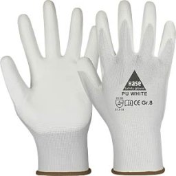 HASE LEDERFABRIK HASE 509520 11 - Safety gloves, PU white, size 11