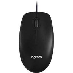 LOGITECH M100SW - Mouse, Wired, Black