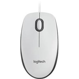 LOGITECH M100WS - Mouse, wired, white