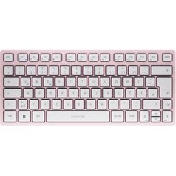 CHERRY JK-7100DE-19 - Keyboard, Bluetooth, pink, compact, DE