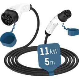 ANSMANN ANS 1900-0117 - Type 2 cable, for electric vehicles, 11 kW, 16 A, 3 phases, 5 m,