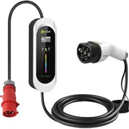 ICCB E-118-CEE16 - Zencar charger, 11 kW, 8 m, type 2, CEE16