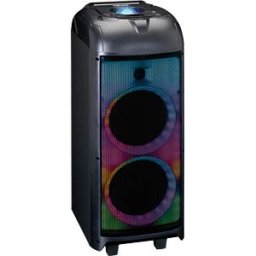 LENCO PA-260BK - Speaker, Bluetooth, stereo, light effects, black