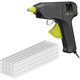 GOOBAY 77826 - Hot glue gun, 40 W, Superior, Ø 11 mm, incl. 20 glue sticks
