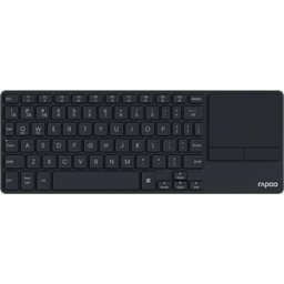 RAPOO E2810M SW - Wireless keyboard, Bluetooth/wireless, with touchpad, black, DE