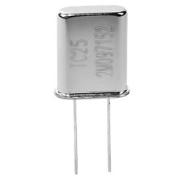 RED FREQUENCY IC25TH1.8432 - Standard quartz, metal 1.8432 MHz 30 ppm, 30 pF, 11 mm x 4.6 mm