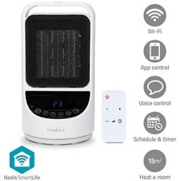NEDIS N HTFA22WTW - Wi-Fi fan heater, 1500 W