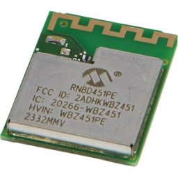 MICROCHIP RNBD451PE-I100 - Bluetooth module, BT 5.2, BLE,15.5x20.7x2.8mm