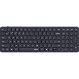 RAPOO E9310M SW - Wireless keyboard, Bluetooth/wireless, black, German layout