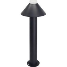 LUXULA LX-700210 - Path light, black, GU10, IP44, Alu, with ground spike, 60 cm