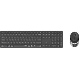 RAPOO 9850M SW - Keyboard/mouse combination, Bluetooth/wireless, dark grey, Germa