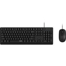 RAPOO NX1500 SW - Keyboard/mouse combination, USB, black, EN