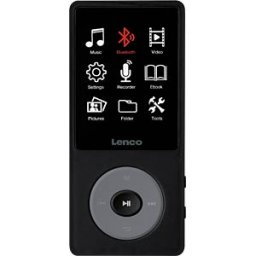LENCO XEMIO860BK - MP4 player, 8 GB, Bluetooth, battery, black