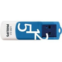 PHILIPS MEDIA PHI FM51FD001B - USB Flash Drive, USB 3.0, 512 GB, Vivid Edition Spring Blue