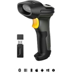 INATECK P7GR - Barcode scanner, 1D, Bluetooth/wireless/USB, P7