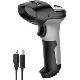 INATECK BCST70GR - Barcode scanner, 1D, laser, Bluetooth/USB, grey