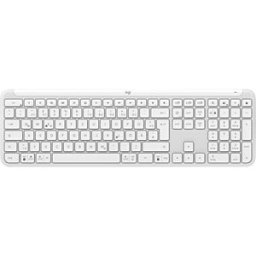 LOGITECH K950WS - Wireless keyboard, Logi Bolt/Bluetooth, white, DE