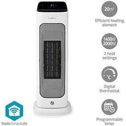 NEDIS N HTFA20WTW - Wi-Fi fan heater, 2000 W