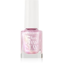 Dermacol 5 Day Stay Aura Longlasting Nail Polish with pearl shine shade 68 Rose Whisper 11 ml