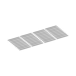 Clips for sausage clippers - 4000 pieces - 11 x 11.5 x 2 mm - royal_catering